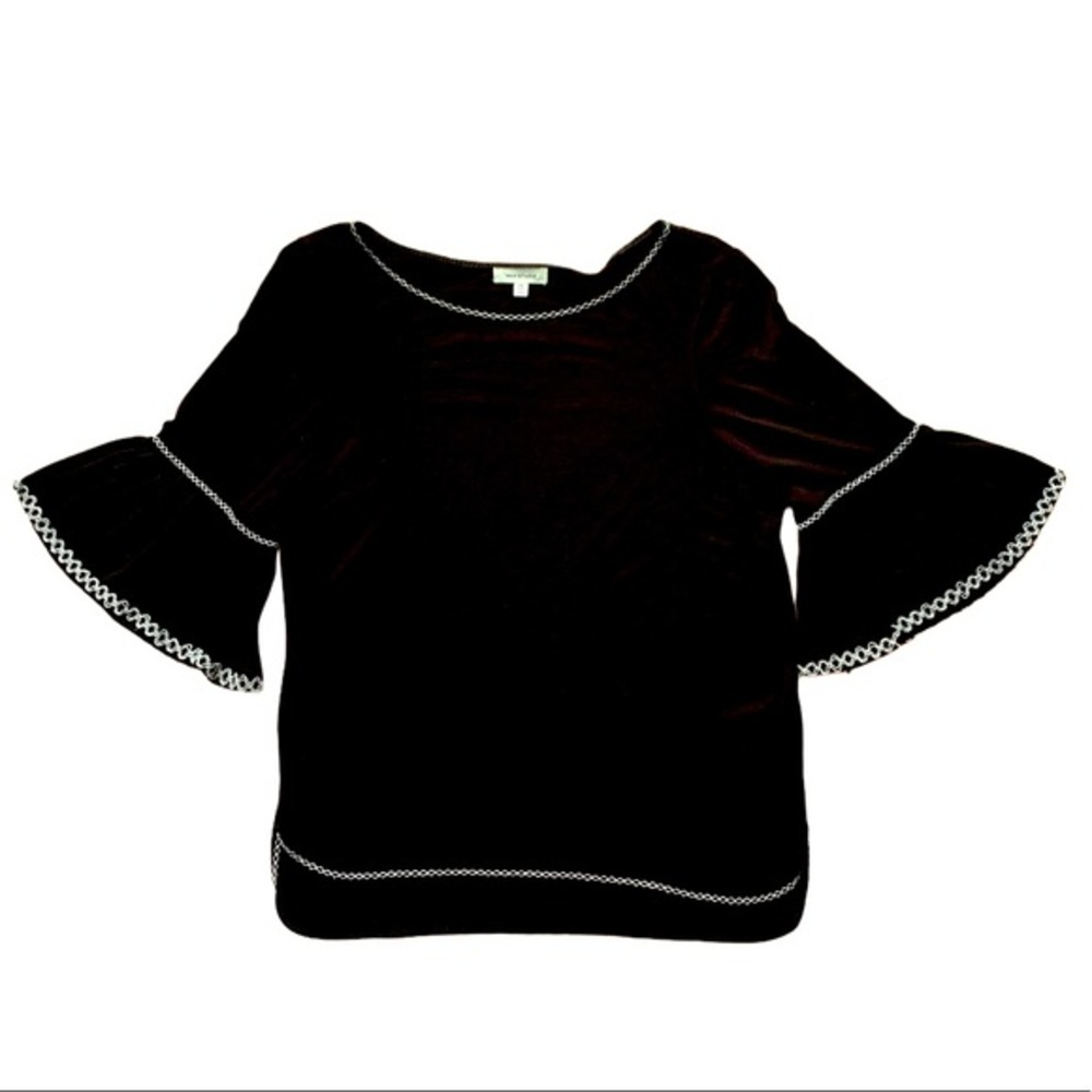 Max Studio Bell Sleeve Boho Knit Top XS